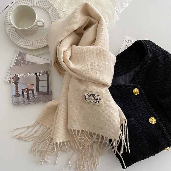 Damen Schal Wolle Elegant
