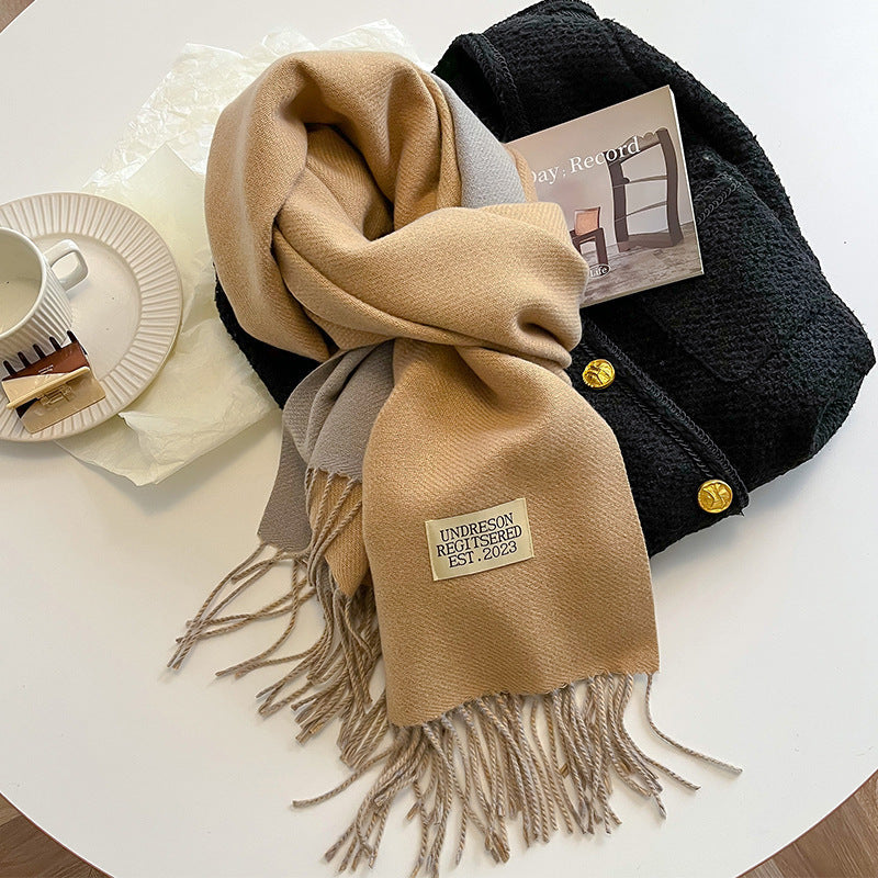 Damen Schal Wolle Elegant