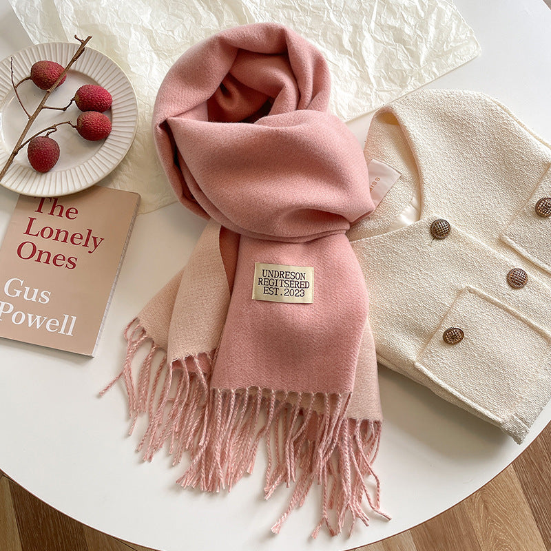 Damen Schal Wolle Elegant