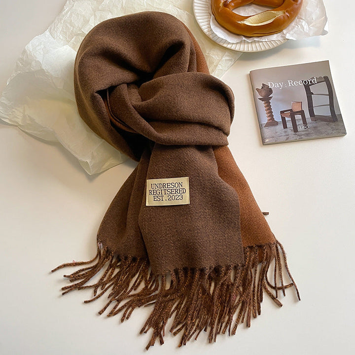Damen Schal Wolle Elegant