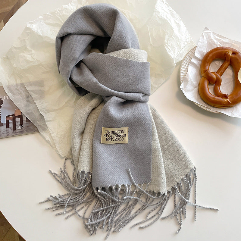 Damen Schal Wolle Elegant