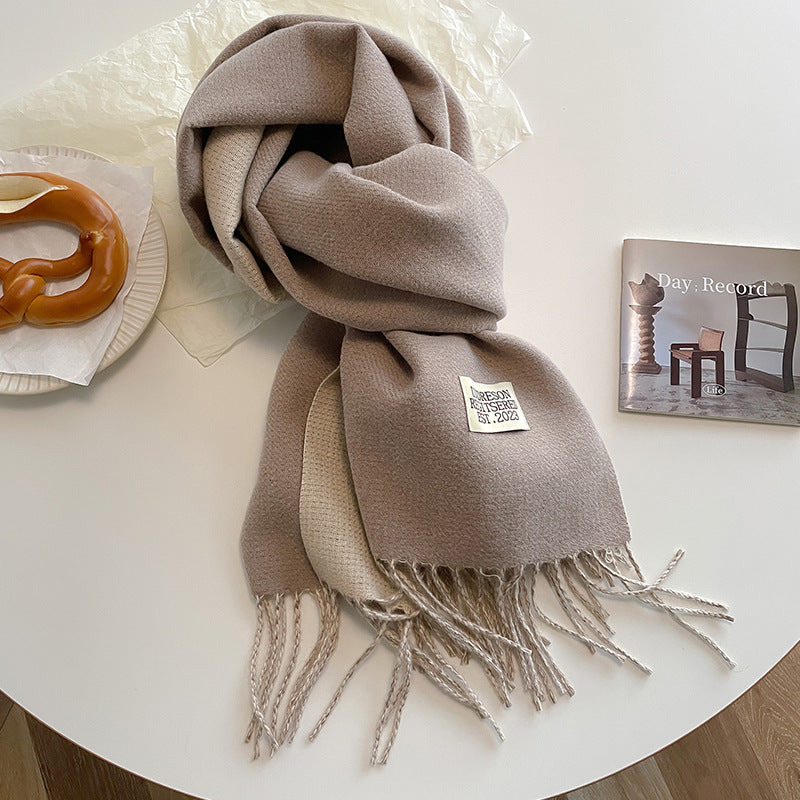 Damen Schal Wolle Elegant