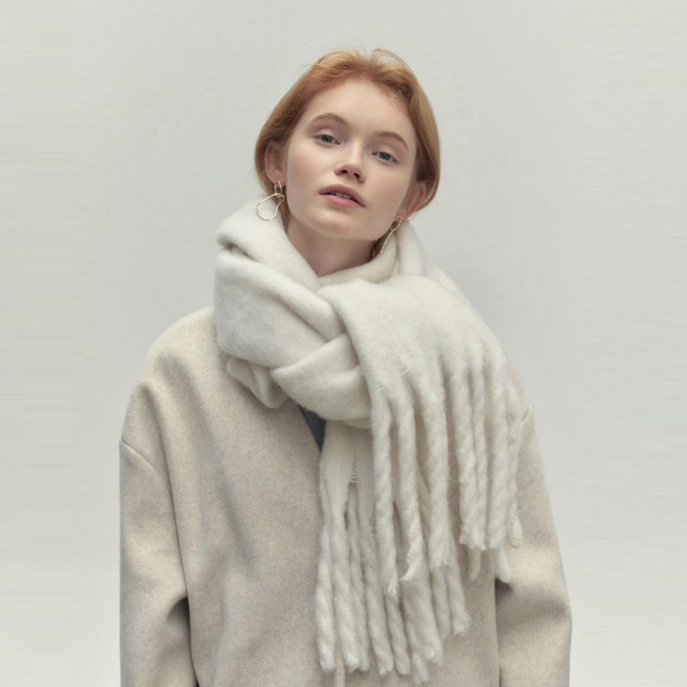Damen Schal Wolle Elegant für Stilbewusste