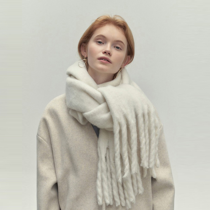 Damen Schal Wolle Elegant für Stilbewusste