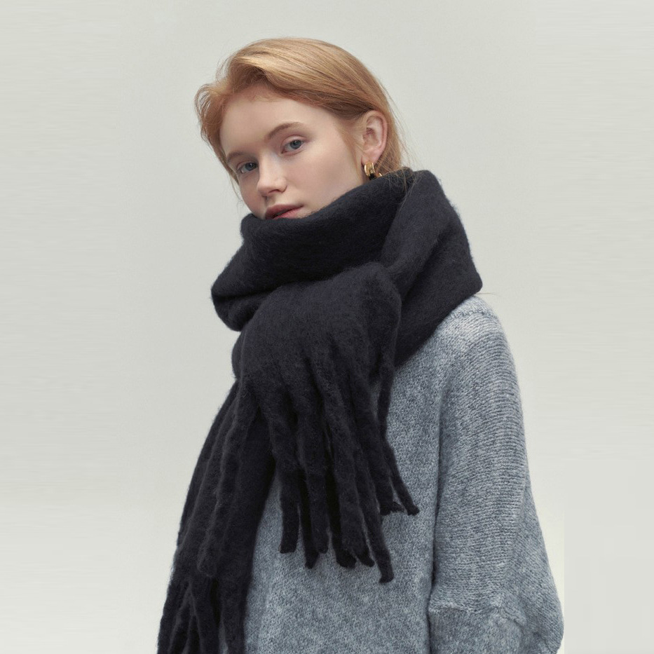 Damen Schal Wolle Elegant für Stilbewusste