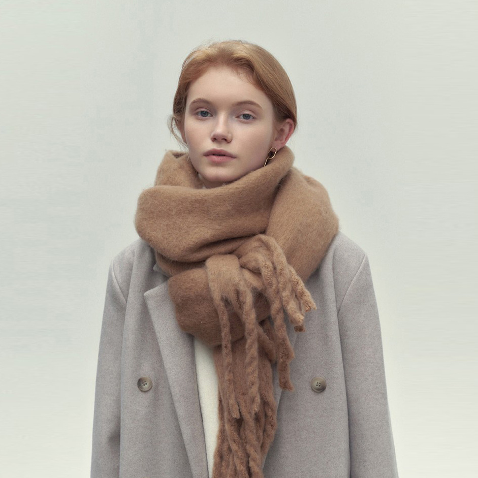 Damen Schal Wolle Elegant für Stilbewusste