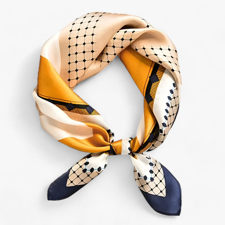 Damen Seiden Look Schal Elegantes Design Vielseitig