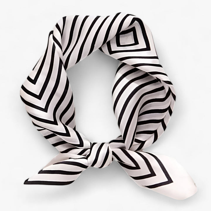 Damen Seiden Look Schal Elegantes Design Vielseitig