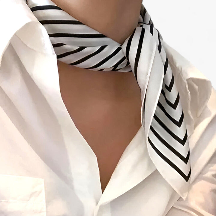 Damen Seiden Look Schal Elegantes Design Vielseitig