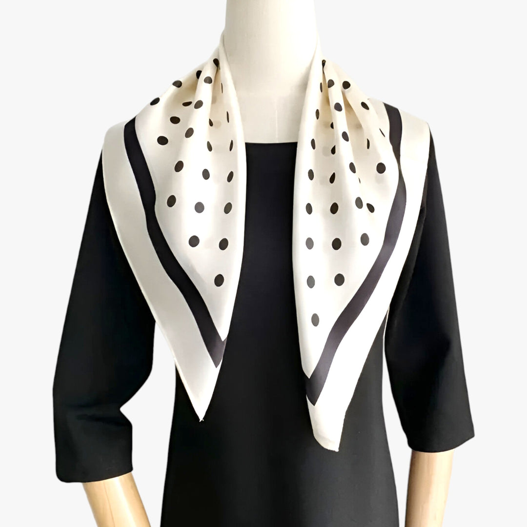 Damen Seiden Look Schal Elegantes Design Vielseitig