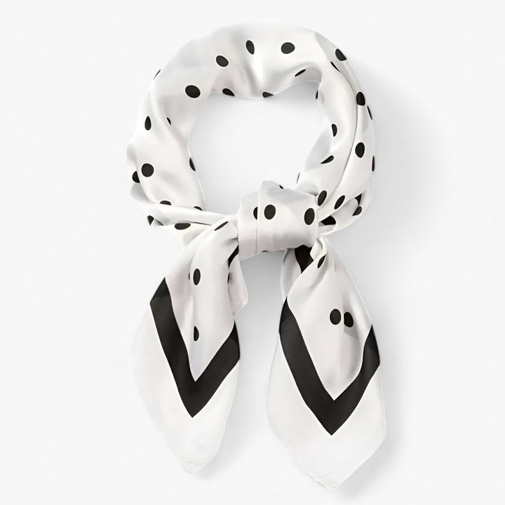 Damen Seiden Look Schal Elegantes Design Vielseitig