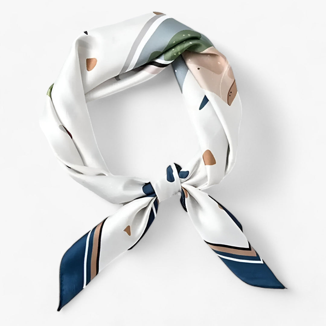 Damen Seiden Look Schal Elegantes Design Vielseitig