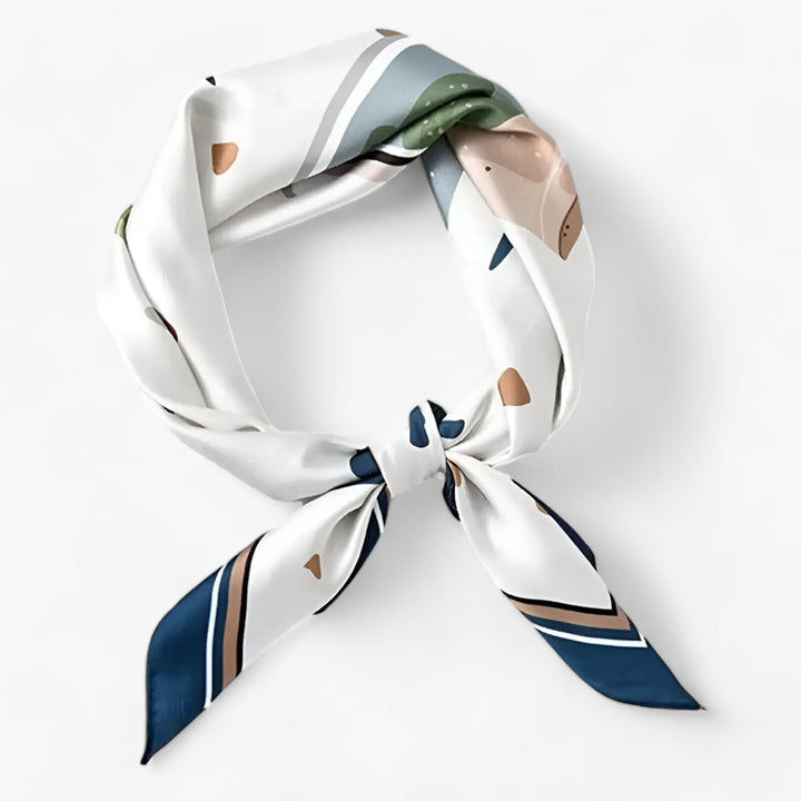 Damen Seiden Look Schal Elegantes Design Vielseitig