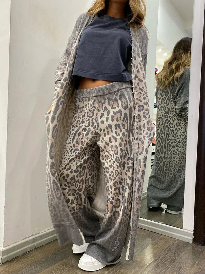 Damen Set Gemustert Atmungsaktiv Bequem