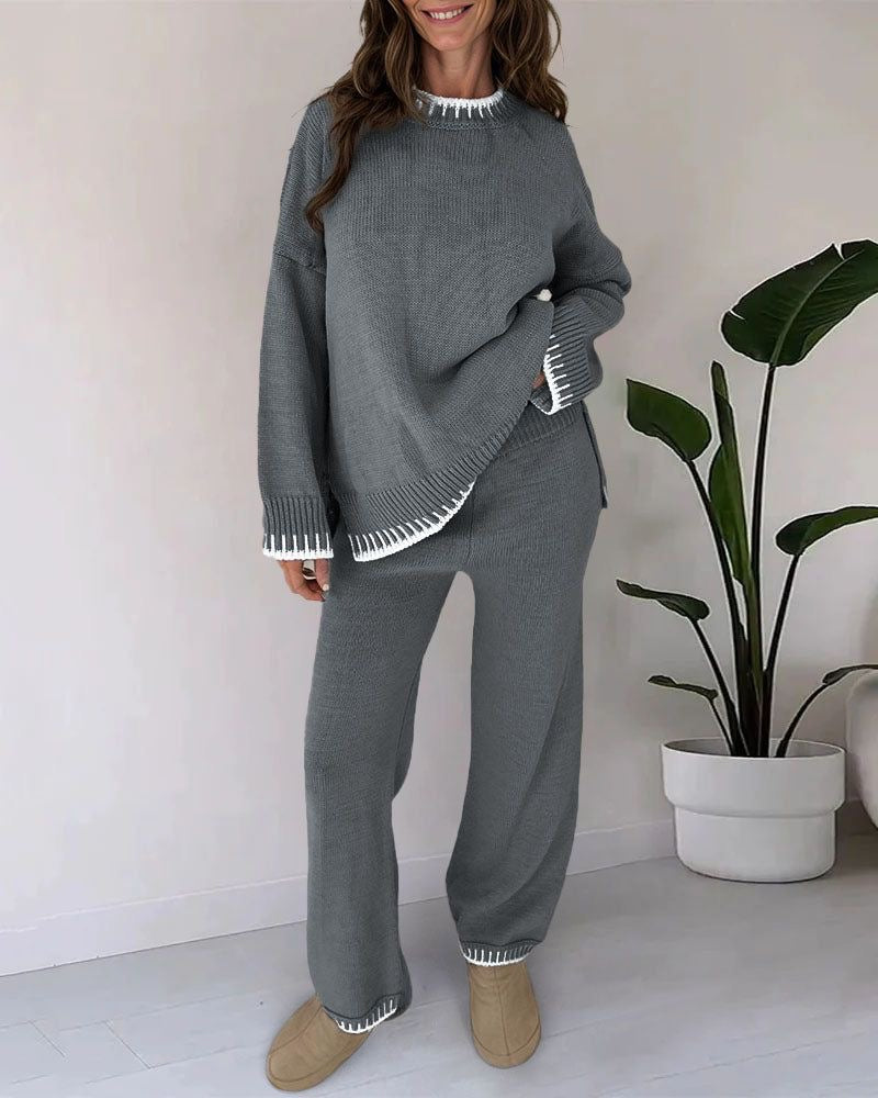 Women's Set Soft Knit Style Comfortable and Trendy