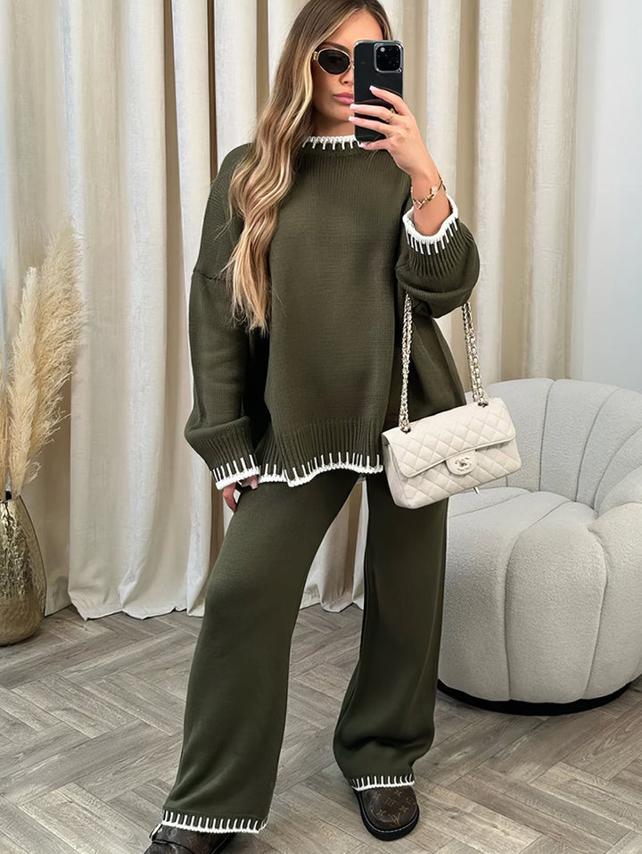 Women's Set Soft Knit Style Comfortable and Trendy
