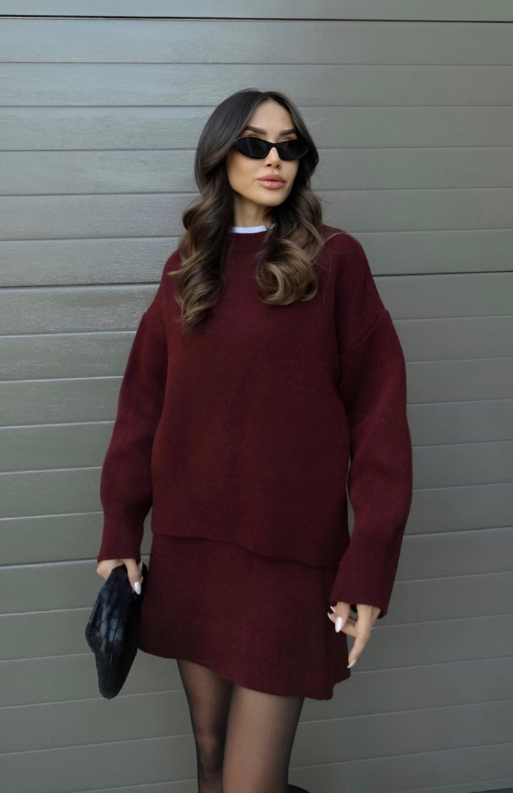 Women's set made of soft fabric in trendy style