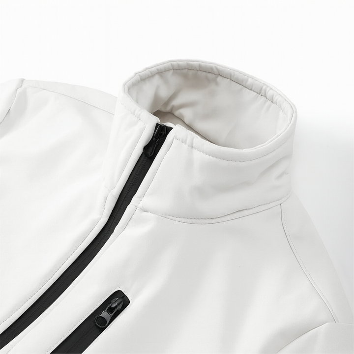 Damen Skianzug Thermo Atmungsaktiv mit Pelzkragen 5