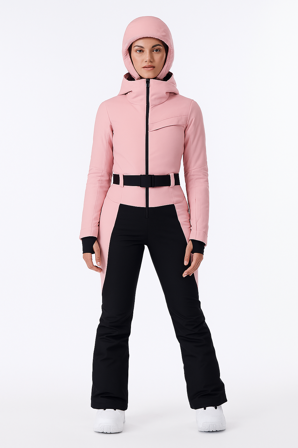 Damen Skianzug Wasserdicht Atmungsaktiv Elegant Winterjacke und Hose 2