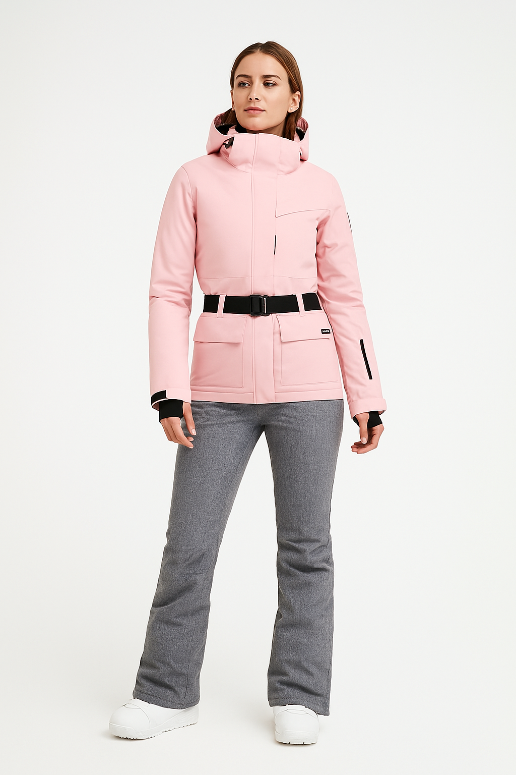 Damen Skianzug Wasserdicht Atmungsaktiv Elegant Winterjacke und Hose 3