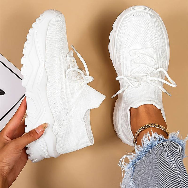 Damen Sneakers Atmungsaktiv Komfortabel Modern