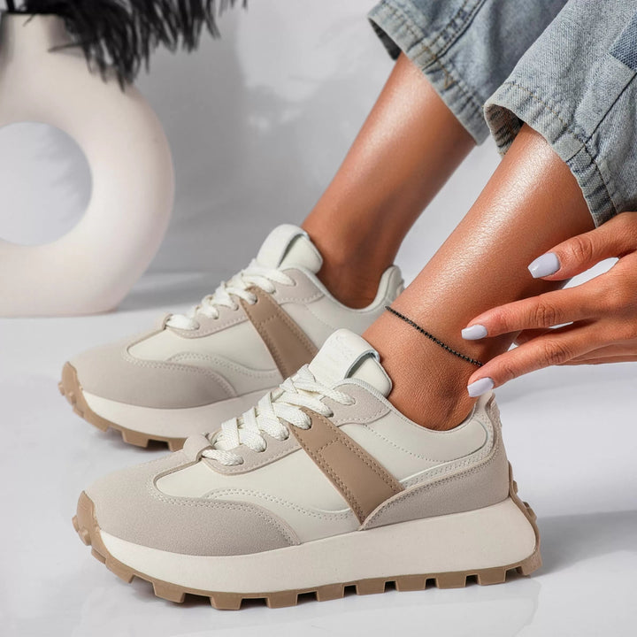 Damen Sneakers Atmungsaktive Materialien mit Unterstützung