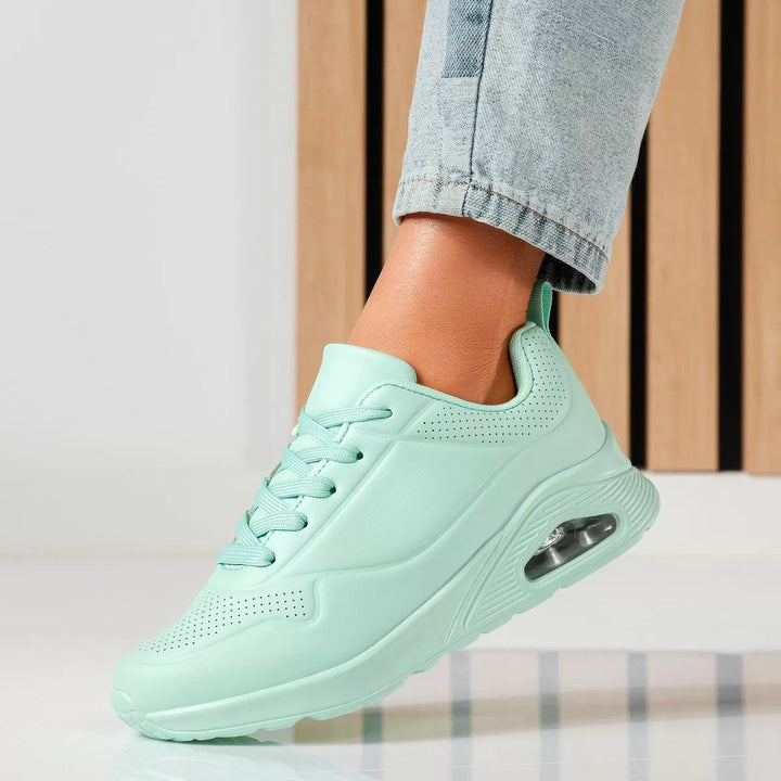 Damen Sneakers Leder Komfort Stilvoll