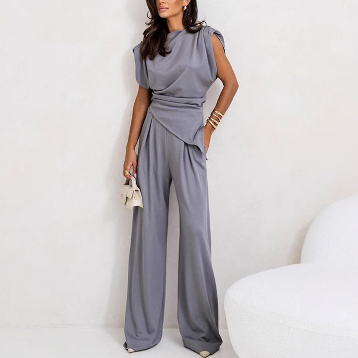 Damen Sport Set Baumwolle Lässig Twin Set