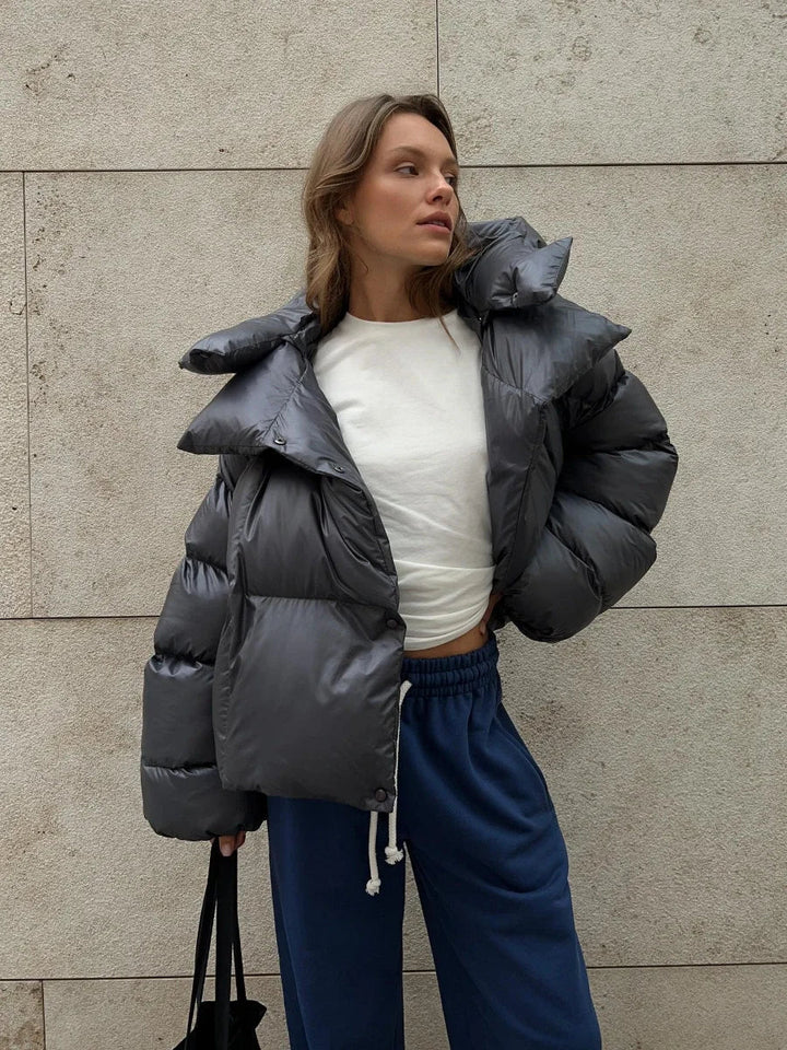 Damen Steppjacke Modernes Design Mit Hochwertiger Füllung