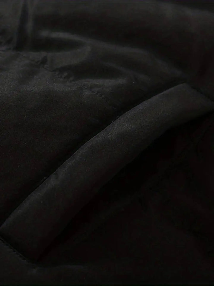 Damen Steppjacke mit Fleece Futter und Verstellbarer Kapuze