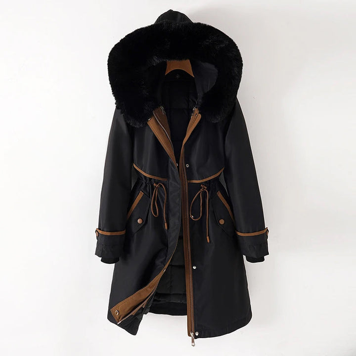 Women's quilted jacket with hood High-quality quilted fabric Casual
