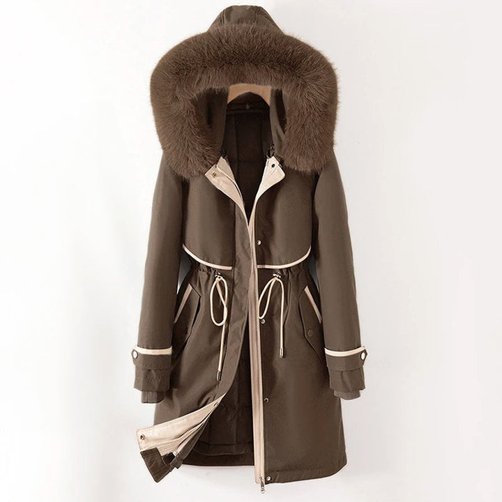Women's quilted jacket with hood High-quality quilted fabric Casual