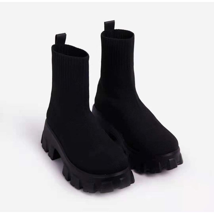 Damen-Stiefeletten  Robuste Profilsohle Modernes Design
