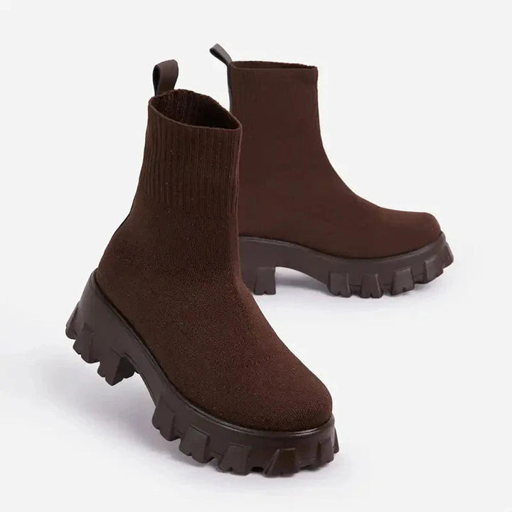 Damen-Stiefeletten  Robuste Profilsohle Modernes Design