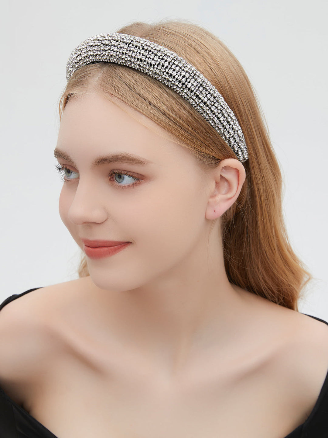 Damen Stirnband Mit Strasssteinen Elegantes Accessoire Für Modebewusste