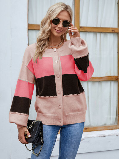 Damen Strickjacke mit Knöpfen aus Hochwertigen Materialien – Elegante Cardigan für Vielseitige Outfits