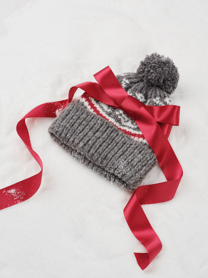 Damen Strickmütze Warm aus Wolle – Modische Wintermütze für Alltag und Freizeit