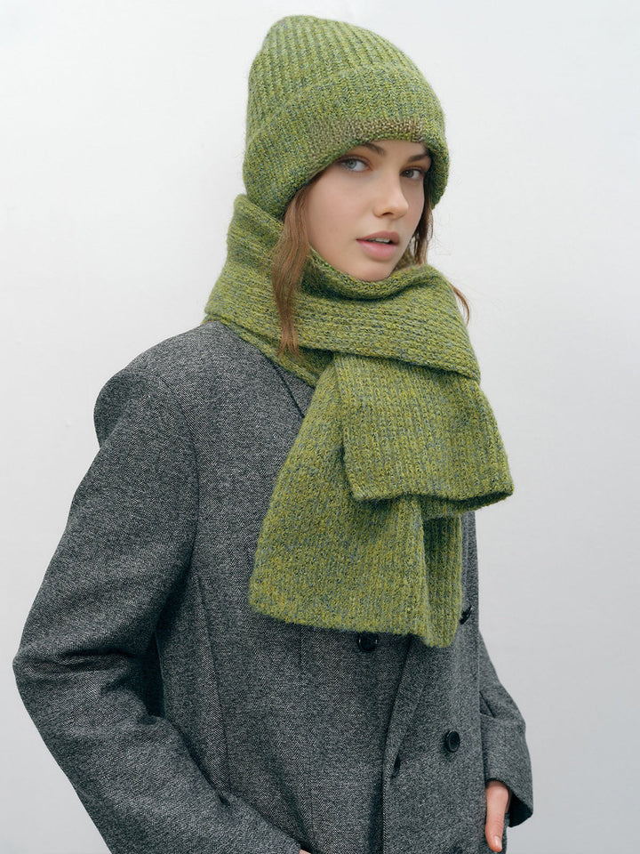 Damen Strickmütze mit passendem Schal
