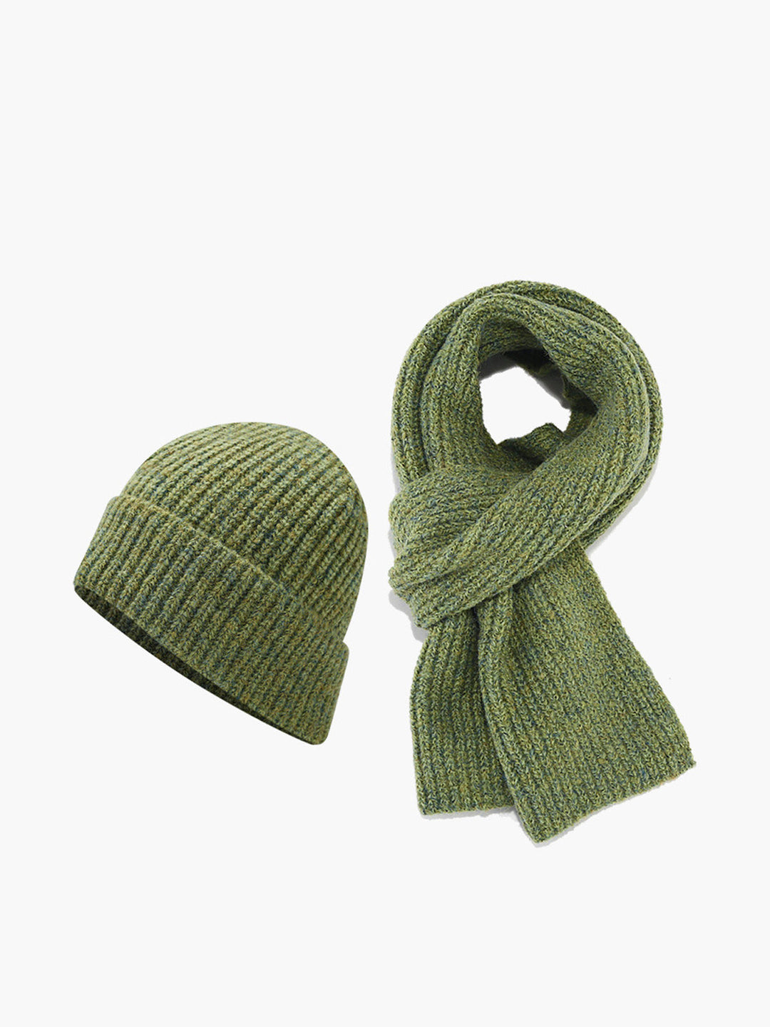 Damen Strickmütze mit passendem Schal