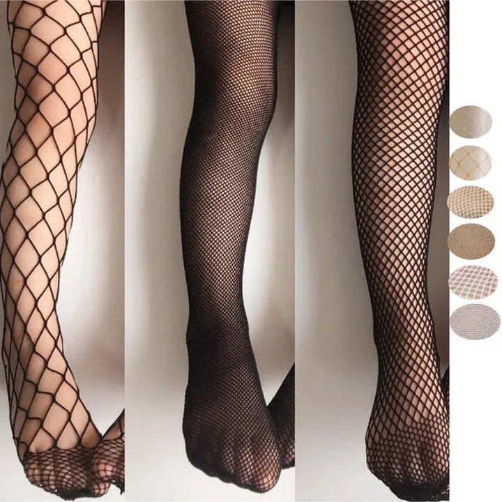 Women's tights with herringbone pattern made of elastic material