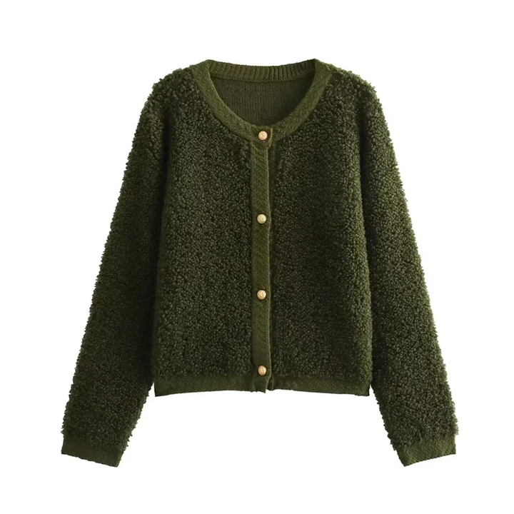 Manteau en teddy pour femmes Hiver Tissu de haute qualité Élégant