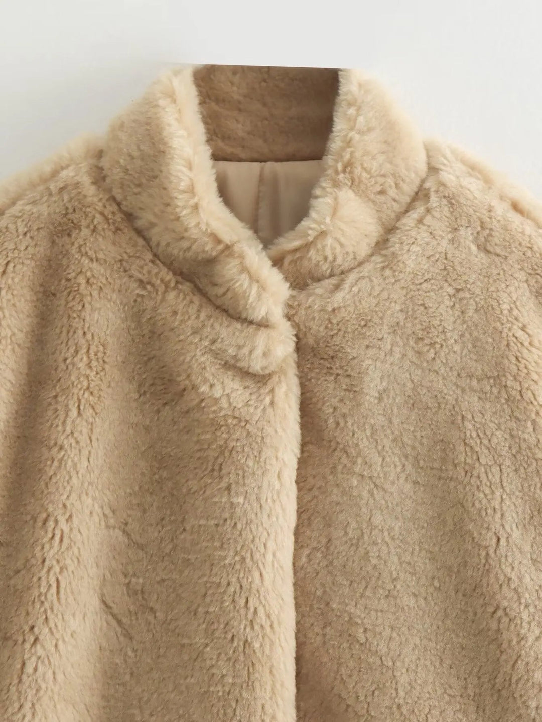 Damen Teddymantel Weich Oversized – Kuscheliger Mantel für Damen im Langen Stil