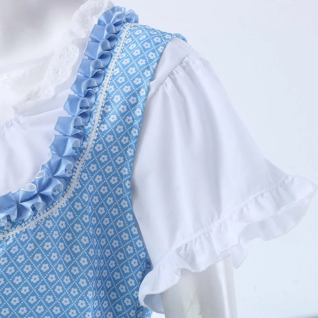 Damen Trachtenkleid Baumwolle Oktoberfest Stil