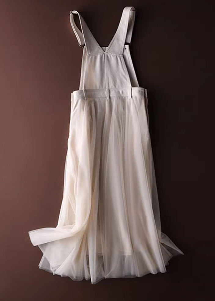 Damen Trägerkleid Denim Sommerkleider 2