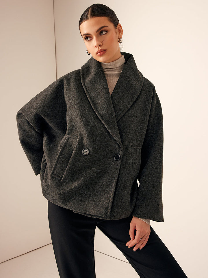 Manteau long pour femmes avec poches pour l'élégance hivernale
