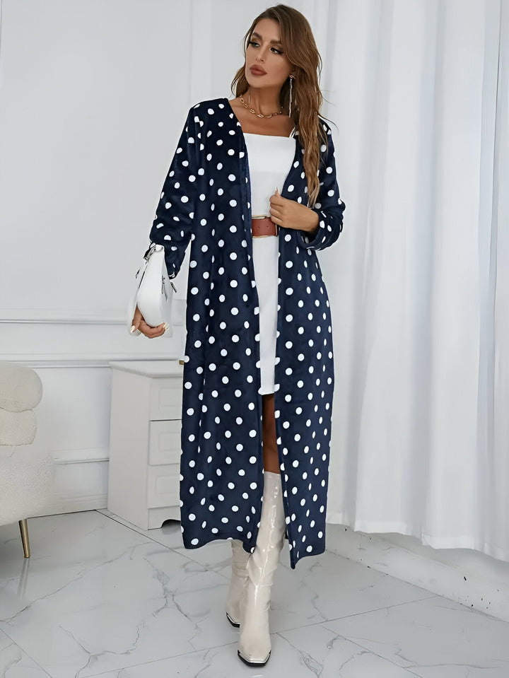 Damen Weste Midi Dalmatin Muster Eleganter Schnitt