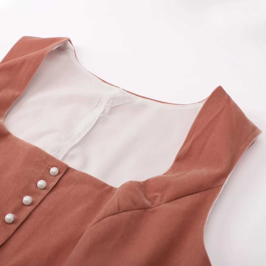 Women's Wrap Dress Cotton Elegant Festive