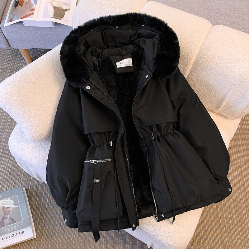 Damen Winterjacke mit Fellkragen Elegant