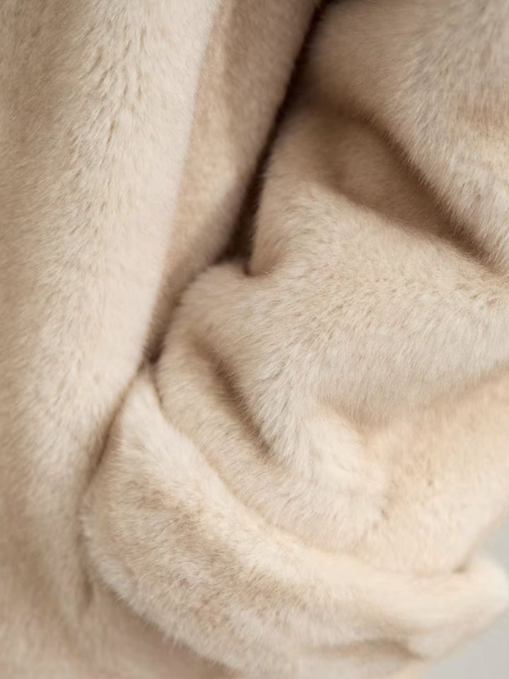 Women's Wool Coat Double Open Elegant Style for Winter Fashion