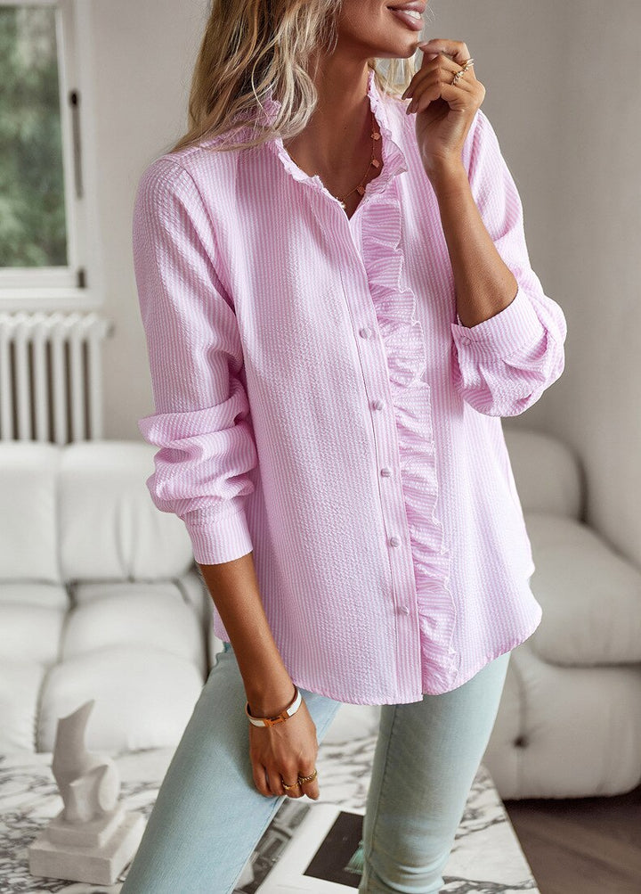 Elegant women's blouse made of cotton